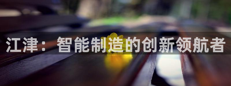天辰娱乐注册:江津:智能制造的创新领航者
