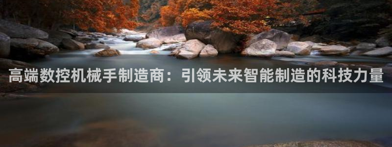 天辰娱乐APP下载:高端数控机械手制造商:引领未来智能制造的科技力量